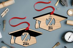 SVG Letter Z Laser Cut Graduation Ornament School Academy Product Image 1