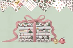 10 CHRISTMAS SEAMLESS PATTERNS | PNG JPG EPS SVG Product Image 3