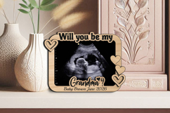 Will You be my Grandma Ultrasound Sonogram Baby Magnet SVG Product Image 3