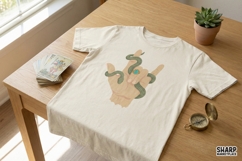 Snake Hand PNG, Boho Occult Sign, Mystical Rock On Symbol, Product Image 2