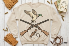 Mallard Hunting PNG, Western PNG, Shirt PNG Vintage Crossed Product Image 3