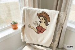 Wild Western PNG, Trendy PNG, Shirt PNG, Vintage Cowgirl Product Image 4
