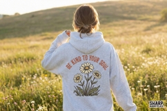 Be Kind To Your Soul PNG, Daisy Flower Digital Download, Product Image 4