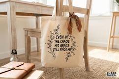 Even In The Chaos His Grace Still Finds Me Floral Faith Product Image 3