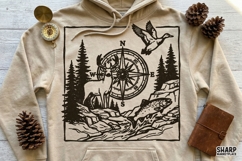 Outdoor Hunting Fishing Camping Shirt, Trendy Sublimation Product Image 3
