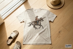 Cowboy Surfer Summer PNG, Western PNG, Trendy PNG, Product Image 3