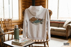 Fishing Still Life Summer PNG, Trendy PNG, Shirt PNG, Product Image 4