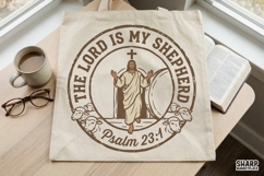 The Lord Is My Shepherd PNG, Psalm 23:1 Christian Shirt Product Image 3