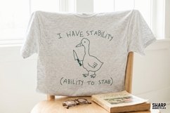 I Have Stability Ability To Stab PNG, Trendy PNG, Shirt Product Image 3