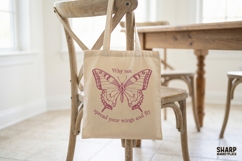 Why Not Spread Your Wings And Fly PNG, Vintage Pink Product Image 4