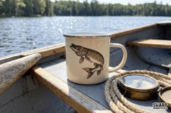 Vintage Muskie Fish Illustration For Anglers, Summer Png, Product Image 3