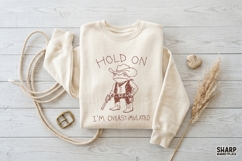 Hold On I'm Overstimulated PNG Designs, Western Frog Product Image 4