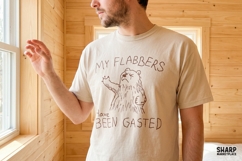 My Flabbers Have Been Gasted Bear PNG, Funny Sarcastic Product Image 2
