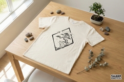 Bonsai Tree PNG, Japanese Minimalist Art, Nature Landscape Product Image 2