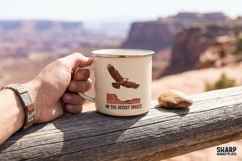 On The Desert Breeze Eagle Over Mesa Western PNG, Retro PNG Product Image 4