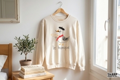 Le Honque Funny Goose PNG, Silly French Bird Design, Product Image 5