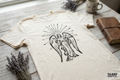 Angel Christian PNG, Trendy PNG, Shirt PNG, Vintage Product Image 3