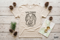 Wild Things Company PNG, Woodland Campfire Scene With Deer Product Image 3