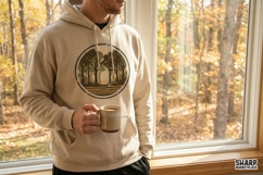 Vintage Forest PNG, Retro Nature Scene, Outdoor Adventure Product Image 2