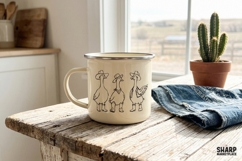 Funny Cowboy Geese Trio In Western Hats, Western PNG, Product Image 3