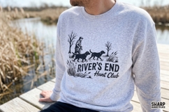 River’s End Hunt Club Dog Scene, PNG Designs For Shirt PNG Product Image 3