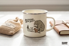 Backwoods Brew Society PNG, Bear And Beaver Camp Coffee Product Image 4