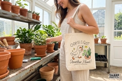 Oops! I Got Another Plant! PNG, Funny Goose Gardener Art, Product Image 2