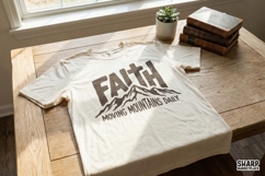 Faith Moving Mountains Daily PNG Design, Christian Product Image 2
