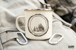 Camping Forest Emblem PNG Designs, Summer PNG, Trendy PNG, Product Image 3