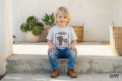 Cutest Little Cowboy, Summer Western Trendy Boy And Pony Product Image 4