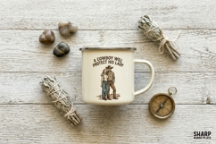 A Cowboy Will Protect His Lady, Western PNG, Cowboy PNG, Product Image 5