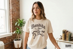 Bandida PNG, Western PNG, Trendy PNG, Cowgirl Horseback Product Image 2