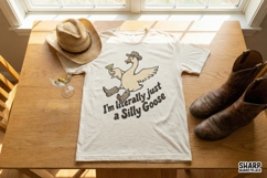 I'm Literally Just a Silly Goose PNG, Funny Goose Digital Product Image 2