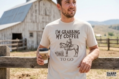 I'm Grabbing My Coffee To Go, Western Png Funny Sarcastic Product Image 3