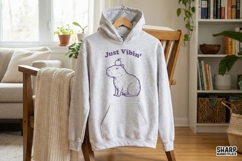 Just Vibin' Capybara PNG, Cute Animal Digital Download, Product Image 4