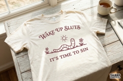 Wake Up Sluts It's Time To Sin PNG, PNG Designs, Trendy Product Image 4
