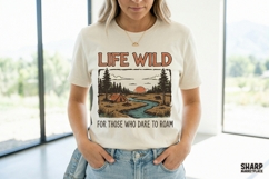 Life Wild For Those Who Dare To Roam, Summer PNG, Trendy Product Image 3