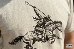 Frontier Horse Rider PNG, Western PNG, Trendy PNG, Vintage Product Image 4
