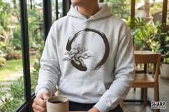 Bonsai Circle PNG, Zen Minimalist Tree Design, Japanese Art Product Image 3