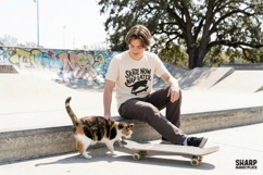 Skate Now Nap Later PNG, Funny Cat Lover Digital Design, Product Image 3
