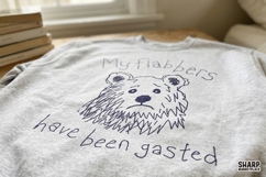 My Flabbers Have Been Gasted PNG, Funny Bear Sublimation, Product Image 3