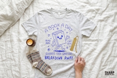 A Book A Day Keeps The Mental Breakdown Away, PNG Designs, Product Image 3