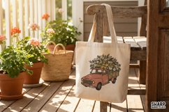 Vintage Flower Truck PNG Design, Rustic Floral Pickup Product Image 2