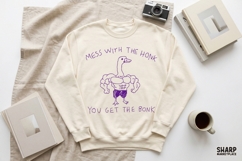 Mess With The Honk You Get The Bonk Goose PNG, Funny Shirt, Product Image 3