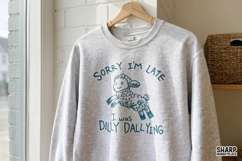 Sorry I'm Late I Was Dilly Dallying PNG, Funny PNG Sheep Product Image 2