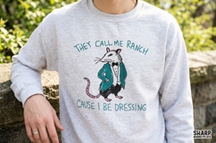 They Call Me Ranch Cause I Be Dressing Rat Tuxedo Graphic, Product Image 6