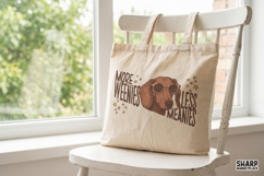 More Weenies Less Meanies Funny Dachshund Wearing Product Image 2