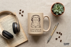 If You Can't Be Nice, Be Quiet, Cat Headphones Design, Product Image 5