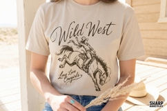 Wild West Long Live Cowgirls Bronc Rider, Western PNG, Product Image 5