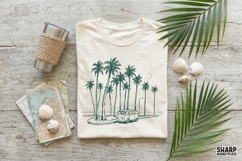 Palm Van Roadtrip PNG, Summer PNG, Trendy PNG, Beach Palm Product Image 5